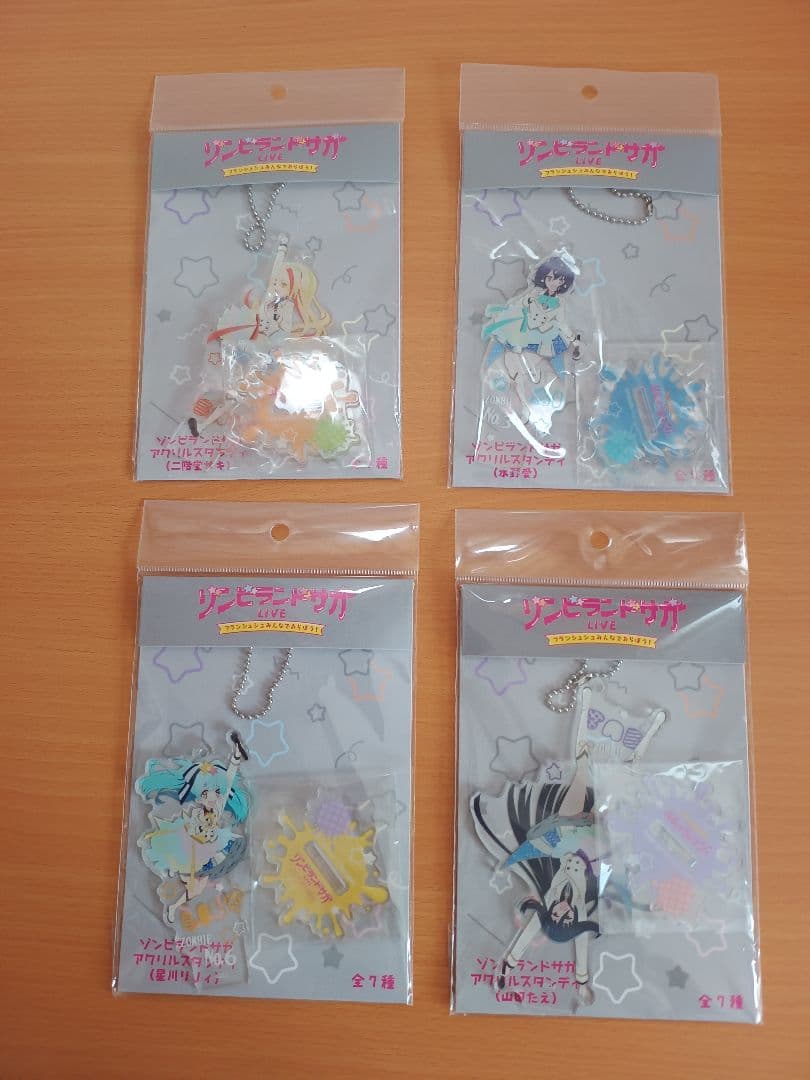 ゾンビランドサガLIVE フランシュシュみんなでおらぼう! アクスタ全7種