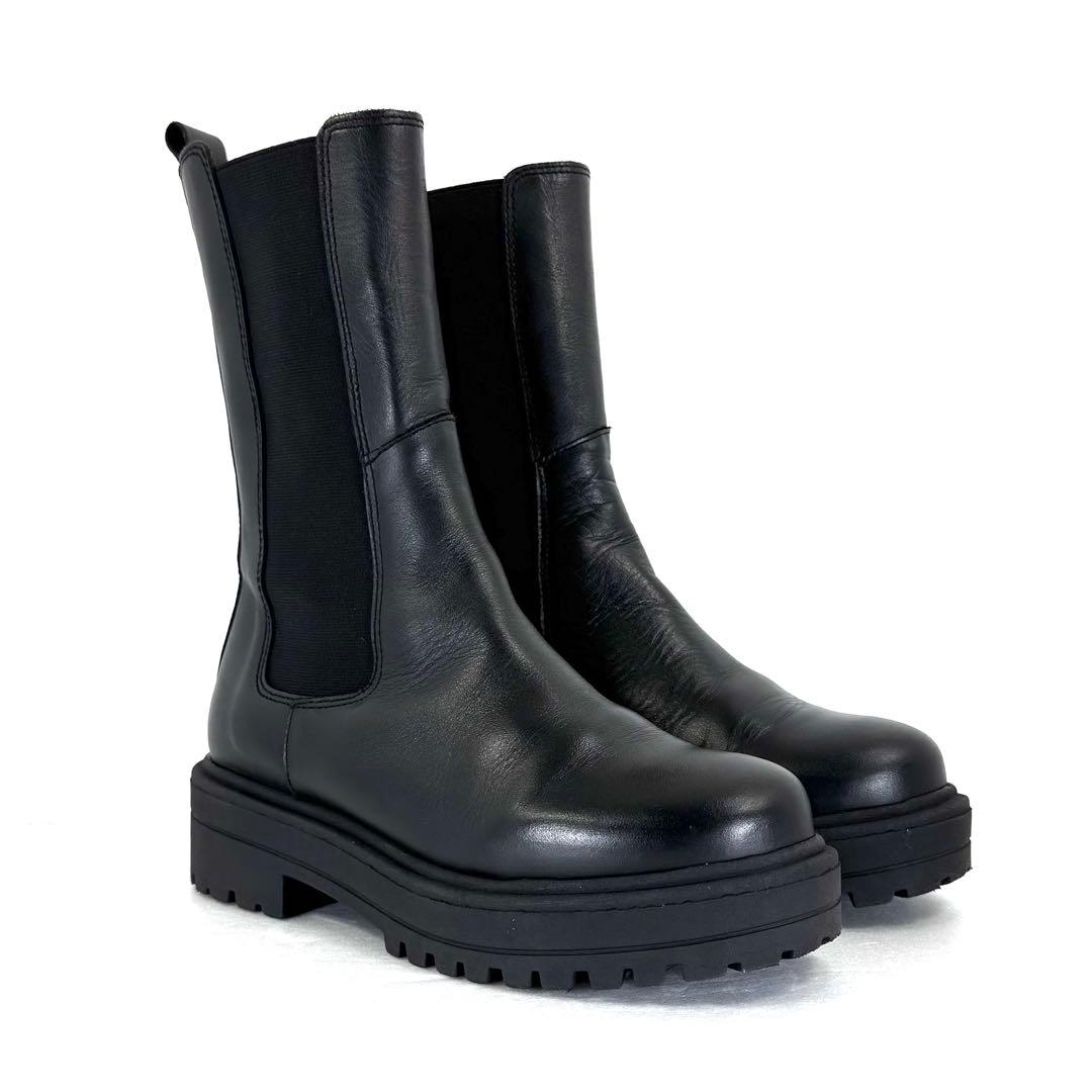 【BEAUTY&YOUTH】ビューティーアンドユース（24cm）サイドゴアブーツ BEAUTY＆YOUTH UNITED ARROWS ブーツ レザー サイドゴアブーツ