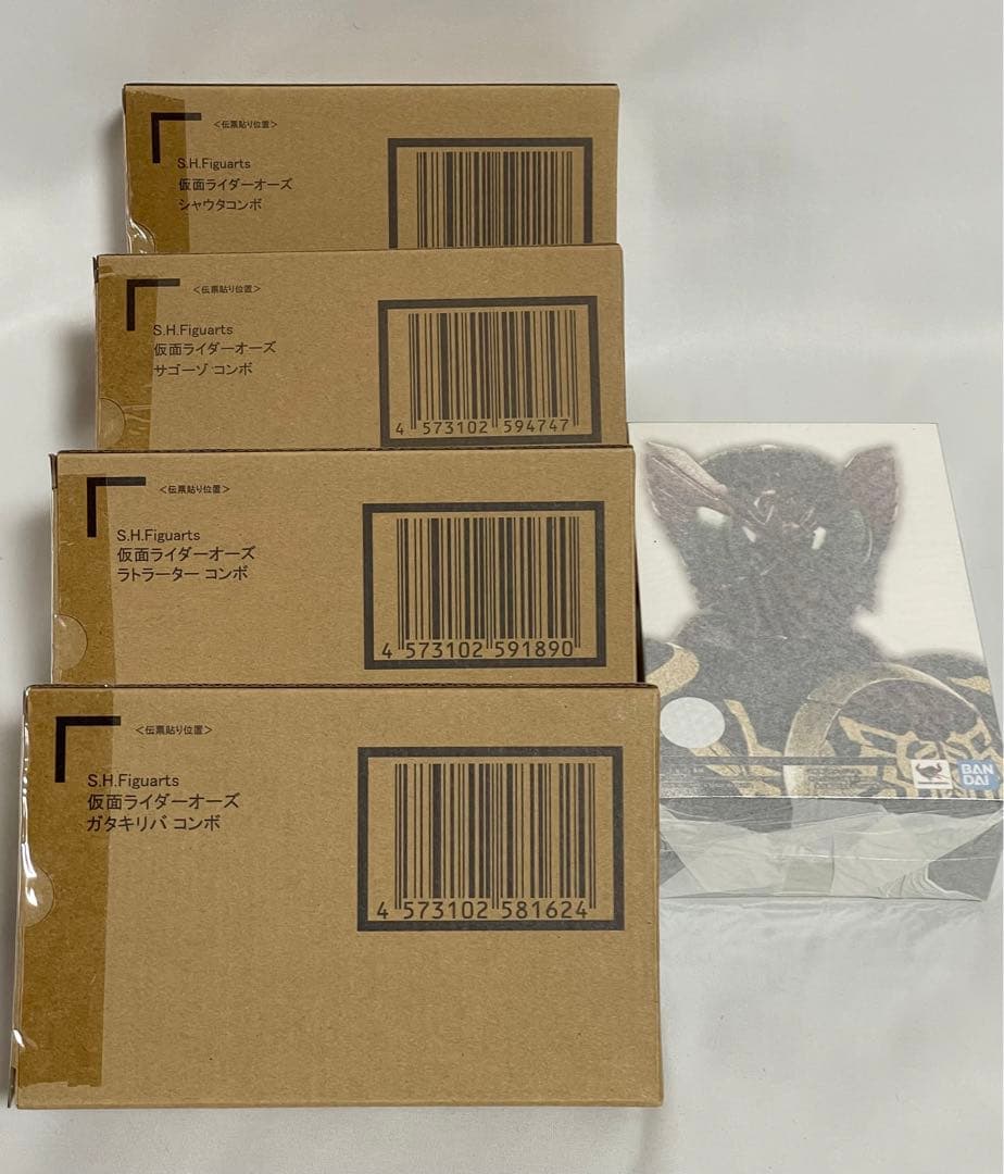S.H.Figuarts 仮面ライダーオーズ　5点セット