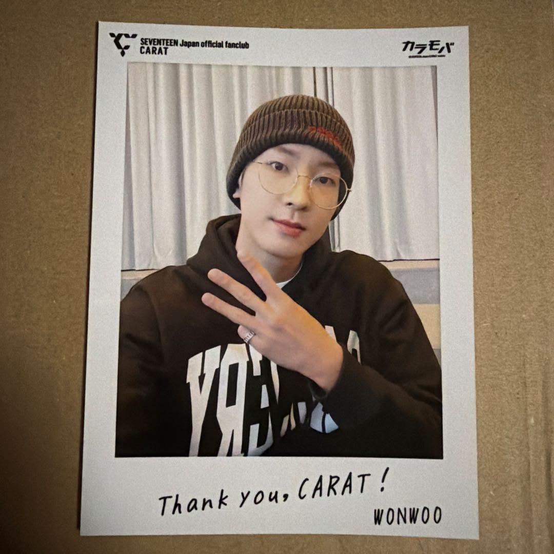 SEVENTEEN カラモバ W特典 ウォヌ ポラロイド - メルカリ