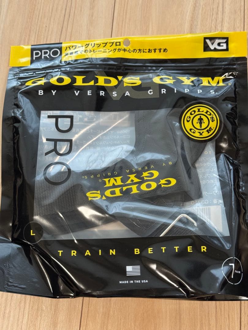 GOLD'S GYM パワーグリップ プロ(PRO)Lサイズ