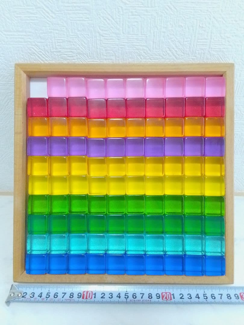 バウシュピール ルーセントキューブ 100個中1個欠品 99個 箱 積み木