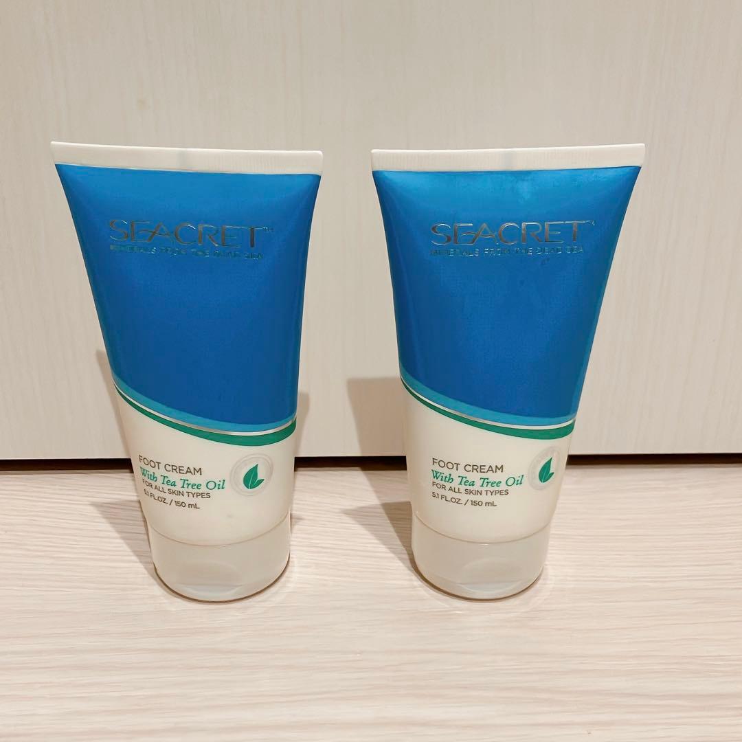 SEACRET フットクリーム ティーツリーオイル 150ml×2