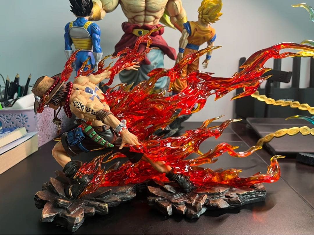 ワンピース 火拳エース【ドリフト】 フィギュア ガレージキット POP1/8