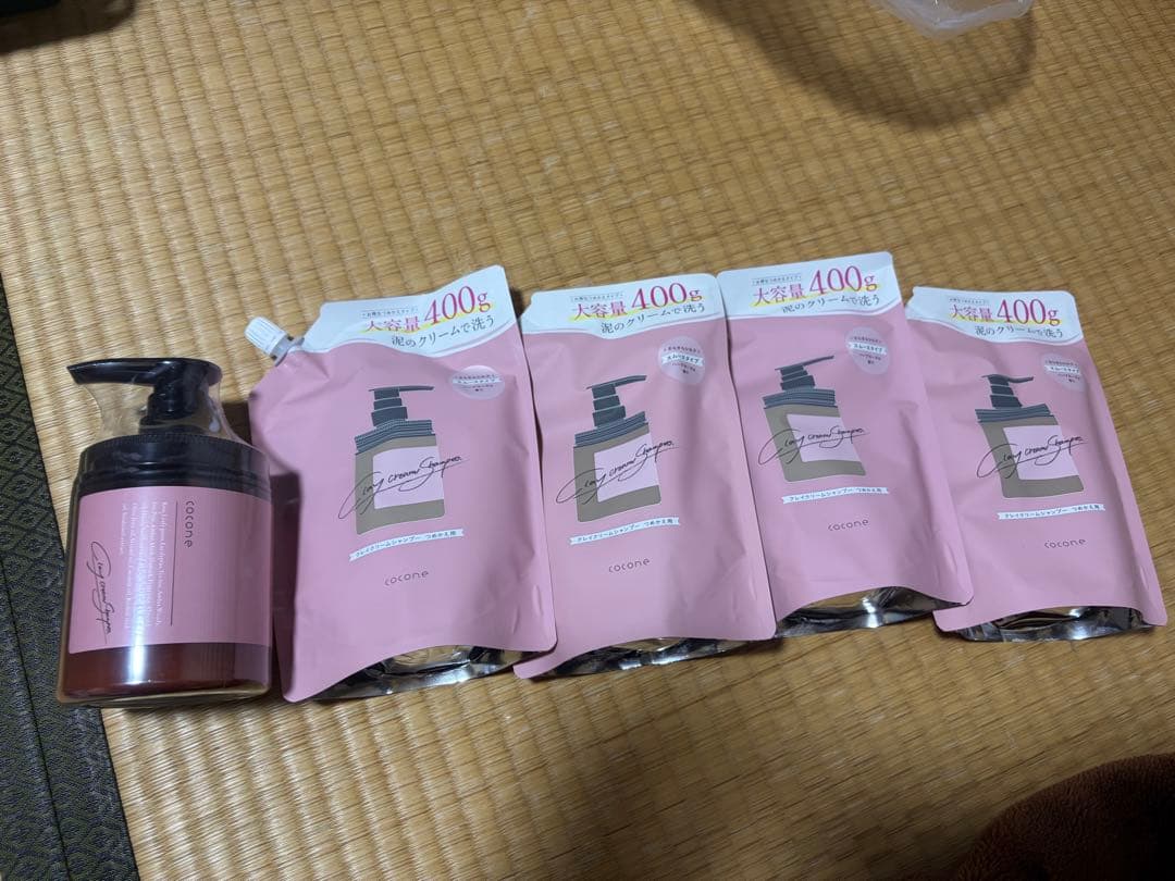 ☆早い者勝ち☆cocone スムースシャンプー 400ml ポンプ式&詰替用