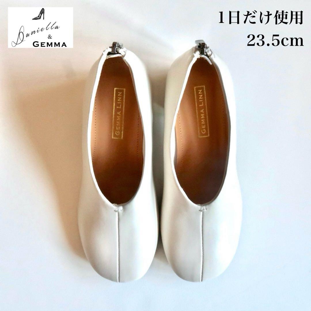 1日だけ使用 GEMMA LINN ラウンドトゥシューティー_GE22023