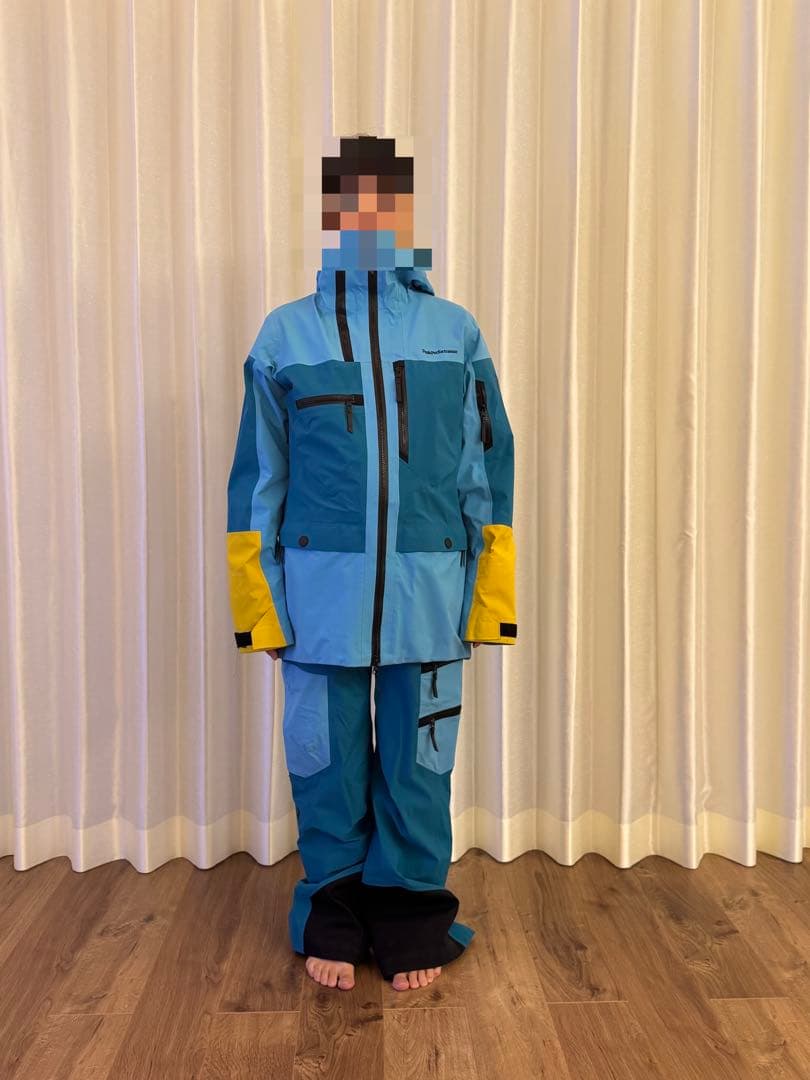 ピークパフォーマンス　GORE-TEXスキー、スノーウェア　ビブパンツ上下セット