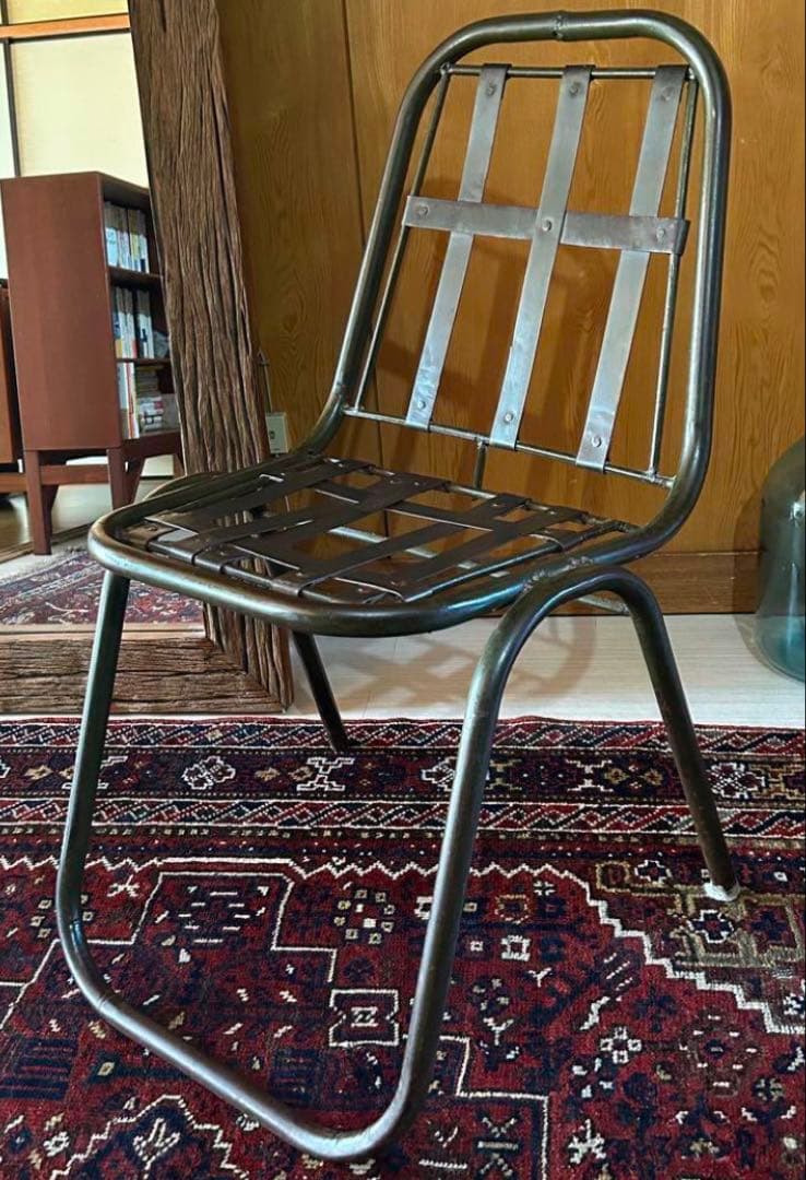 アイアン　チェア　インダストリアル　ヴィンテージ　男前　クラッシュゲート① CRASH GATE(クラッシュゲート) knot antiques(ノットアンティークス)の