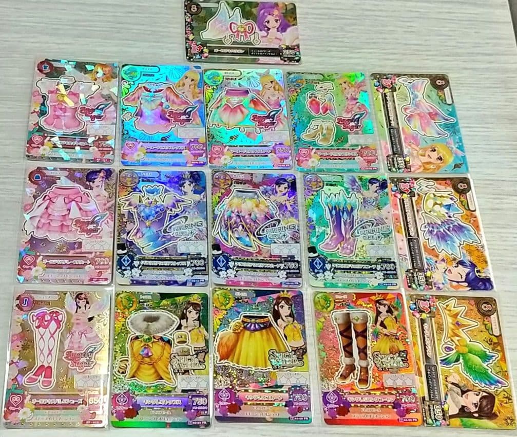 アイカツカード初期オーロラキスマーメードピスケスキングレオクリスタルアクエリアス