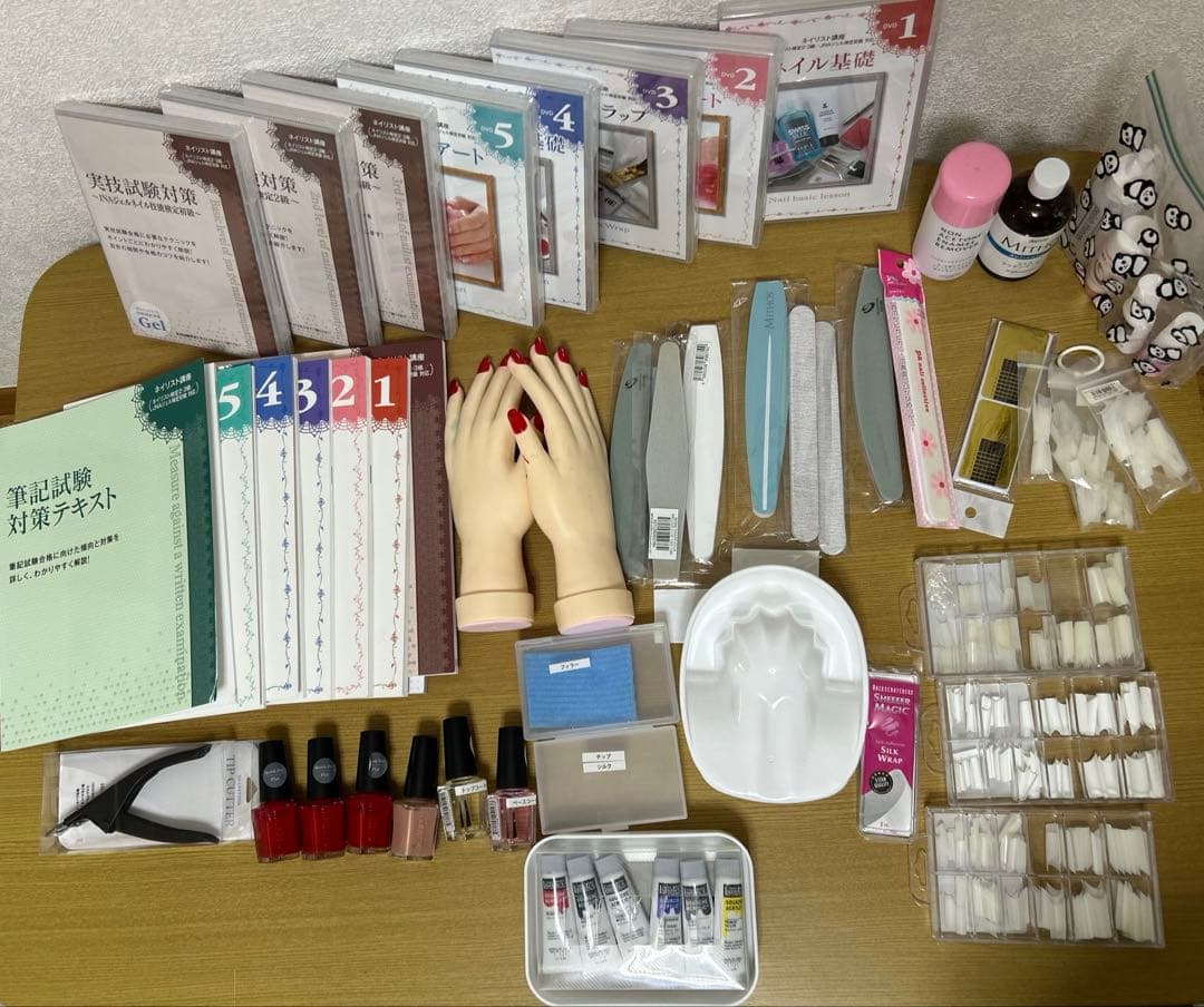 【ユーキャンネイルテキスト】ネイルアート練習セット