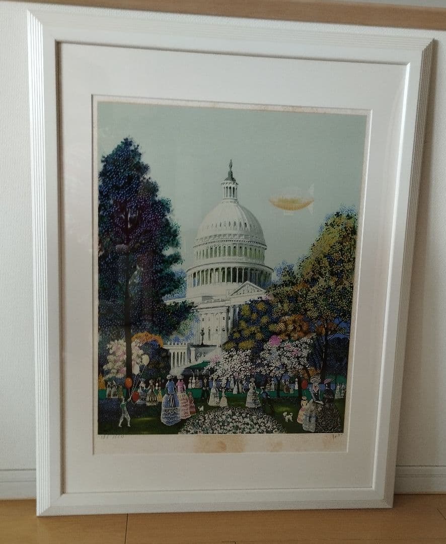 ★絵画　イザベル・バイレン　ホワイトハウス　シルクスクリーン★