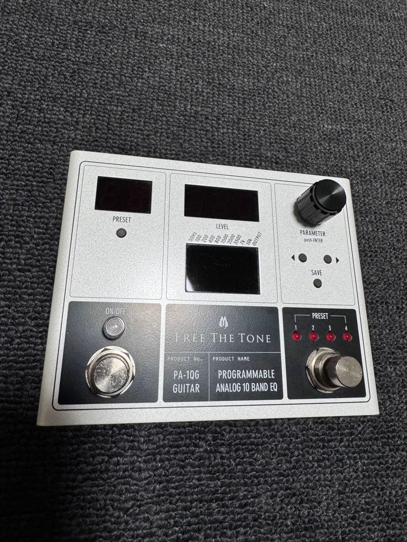 FREE THE TONE PA-1QG イコライザー Free The Tone PA-1QG (Guitar) [PROGRAMMABLE ANALOG 10 BAND EQ
