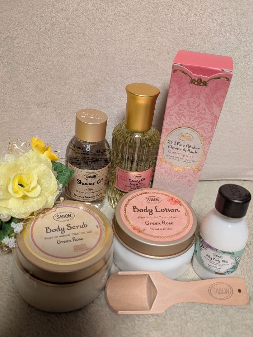 【新品未使用】SABON ボディケアセット グリーンローズ　他7点