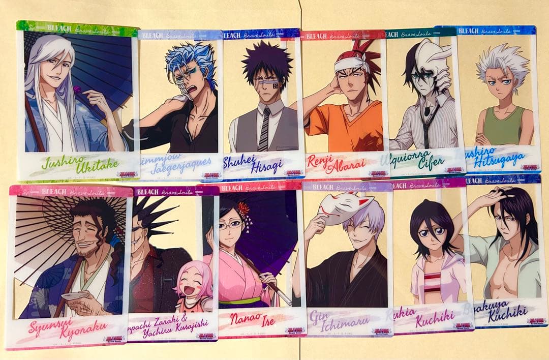 全12種セット BLEACH-ブリーチ- Brave Souls クリアカード