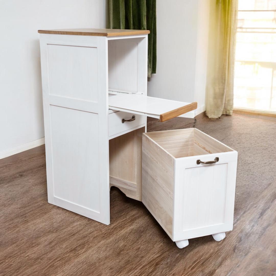 【新品】アンティーク調 キッチン ラック アウトレット 大川家具】キッチンラック 90cm幅 セレイア ブラウン/ホワイト[中村敬