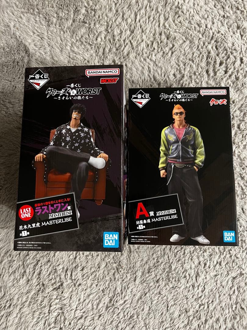 一番くじ クローズ&WORST さすらいの鴉たち A賞、ラストワン賞セット