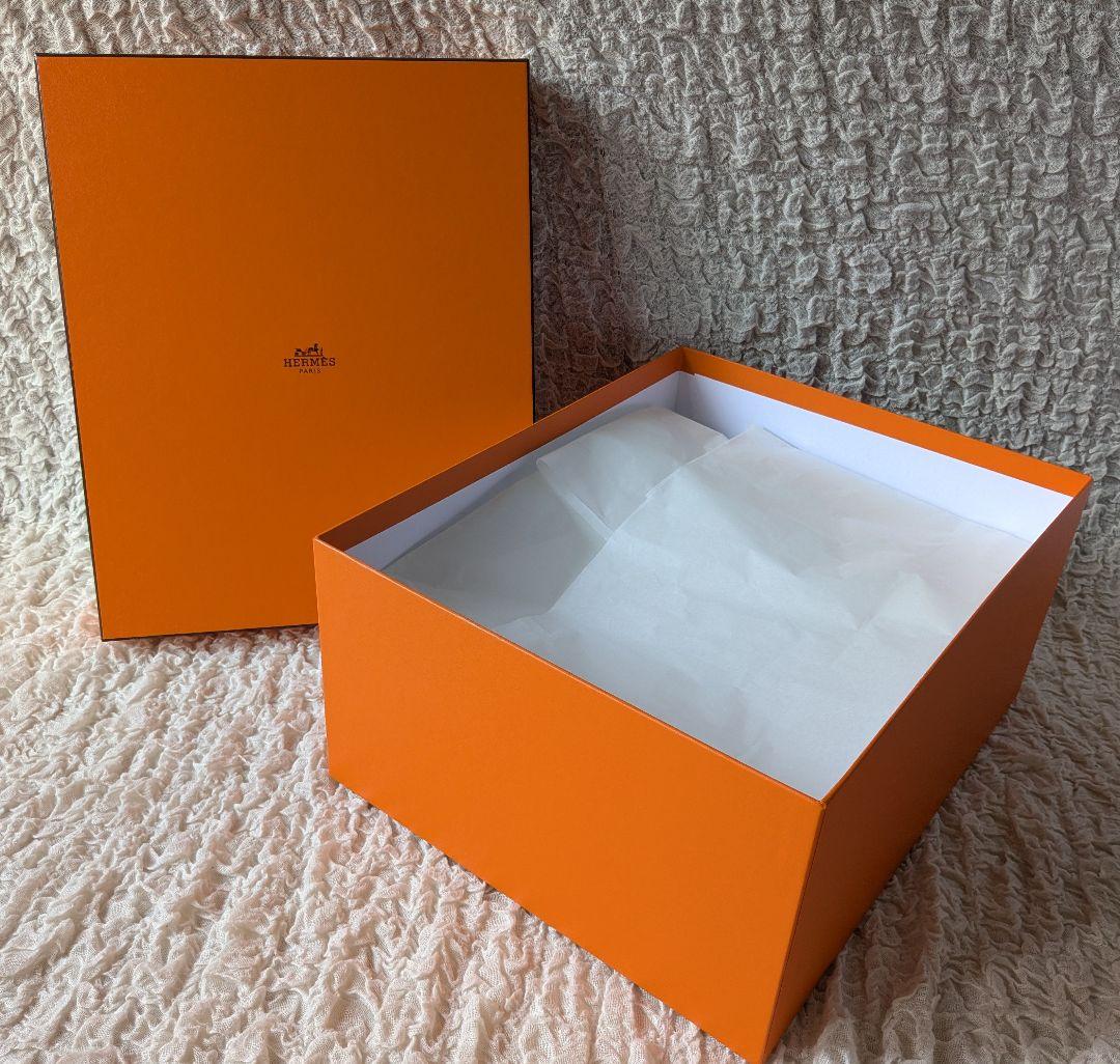 エルメス□ 空箱 ボックス 大 バーキン バッグ用 31.5×39×18cm - メルカリ