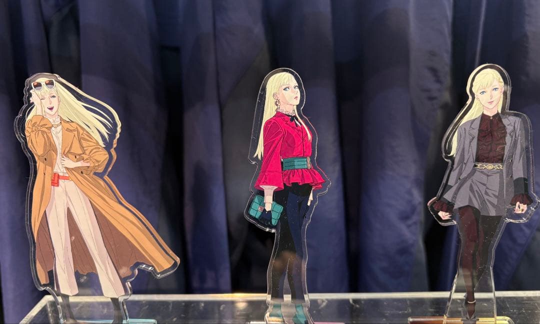 閃光のハサウェイギギ3体！渋谷マグネット限定アクスタ！購入特典ポストカード2枚