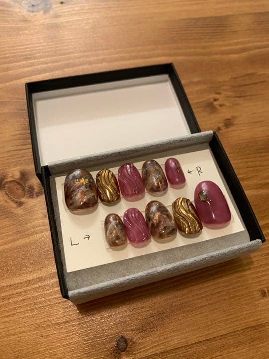 【未使用】ネイルチップ　ニュアンスネイル