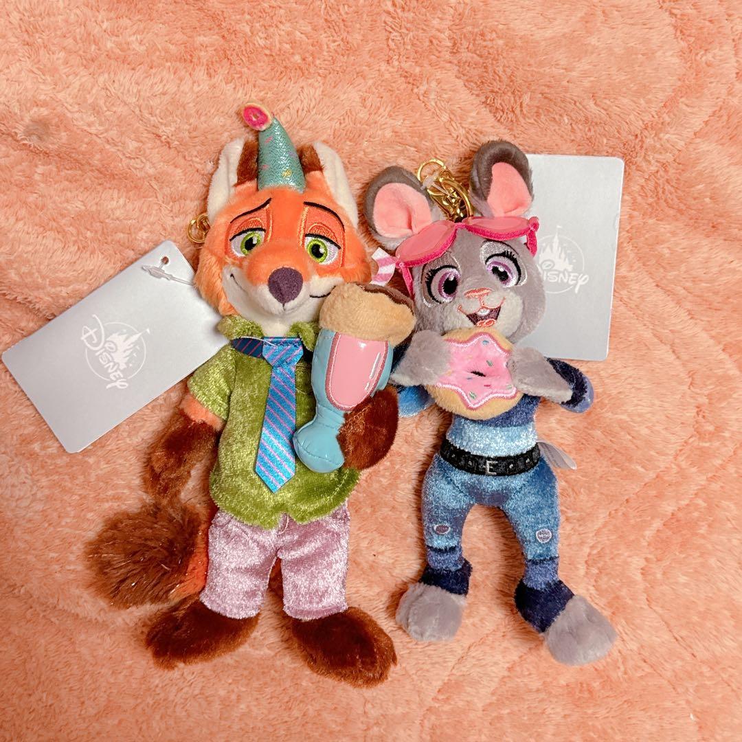 ジュディ　ニック・ぬいぐるみキーホルダー・キーチェーン