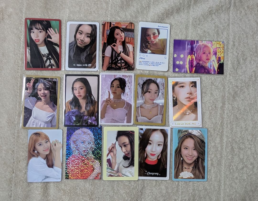 TWICE チェヨン トレカ 15枚セット まとめ売り - メルカリ