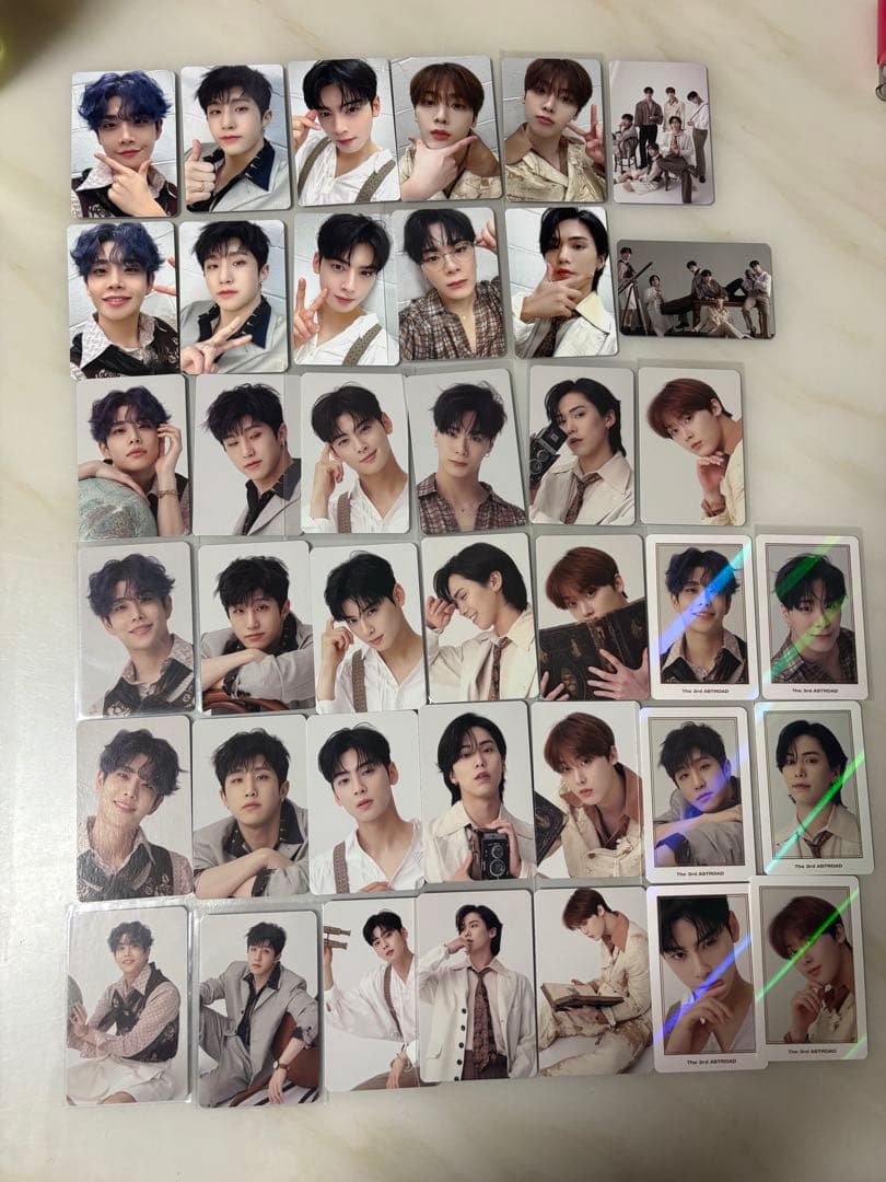 ASTRO チャウヌ stargazer トレカ セット 重複なし　ほぼコンプ ASTRO チャウヌトレカSTARGAZER コンプ