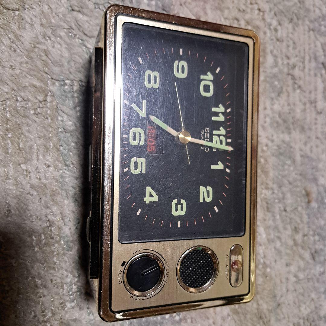 レア品 SEIKO QUARTZ 目覚まし時計 昭和レトロ ジャンク - メルカリ