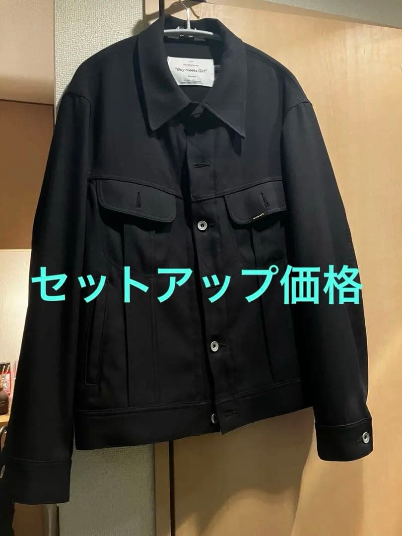 Dairiku 22ss スタプレ セットアップ ブラック 黒 ポリエステル