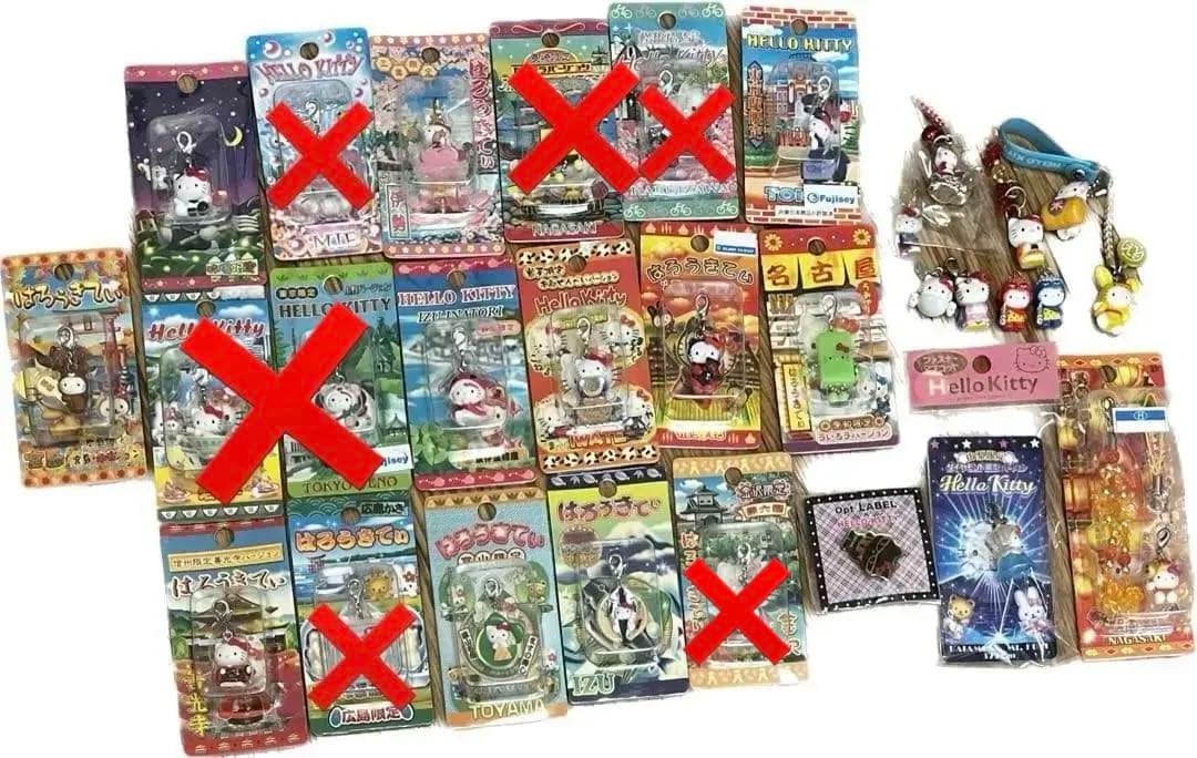 まとめ買い特価】ご当地キティ　ハローキティジッパーチャーム　サンリオ　まとめ買い