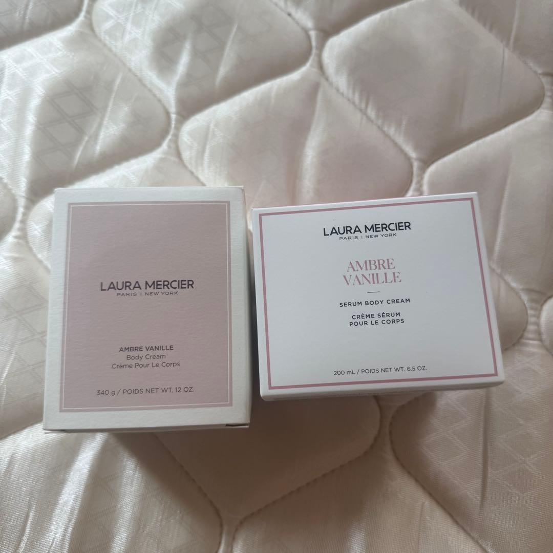 LAURA MERCIER AMBRE VANILLE ボディクリーム　2個