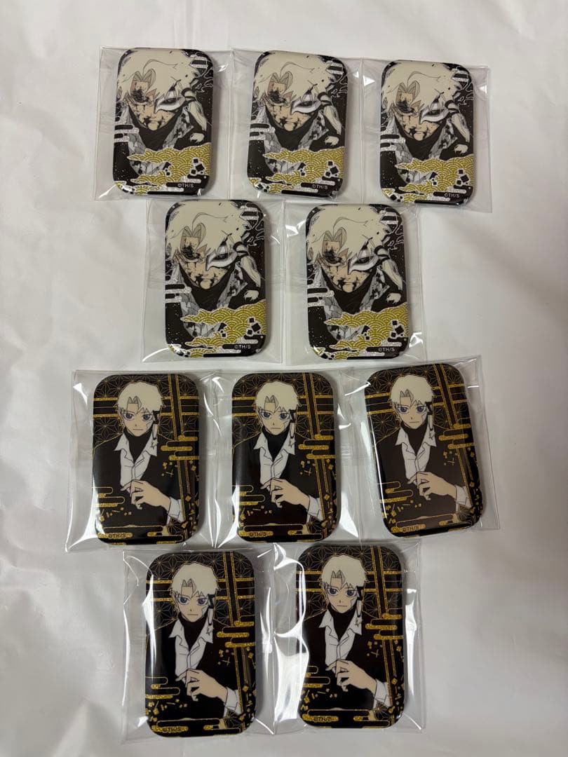 伯理　カグラバチ　蒔絵風　缶バッジ