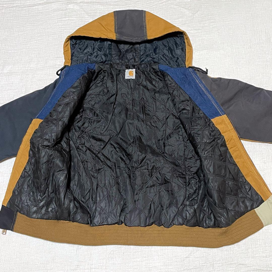 90s カーハート リメイク 再構築 パッチワーク アクティブジャケット