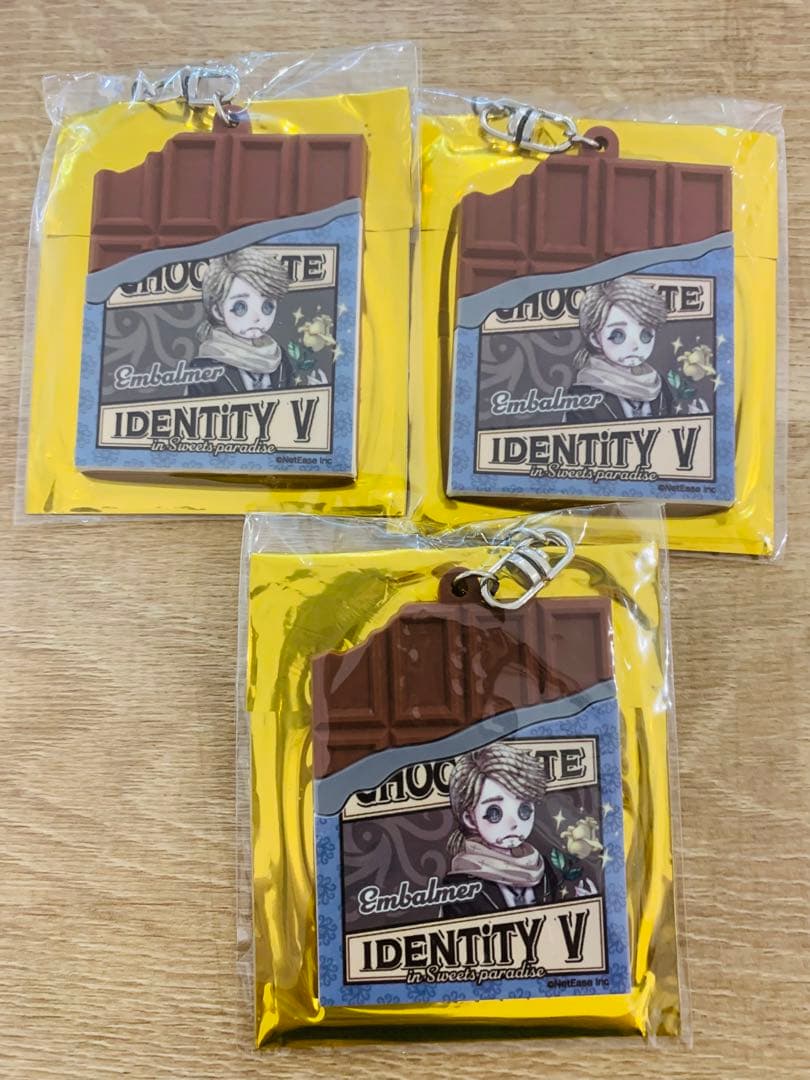 第五人格 スイパラコラボ　チョコ型ラバーストラップ　納棺師 カフェ 公式スイーツパラダイス
