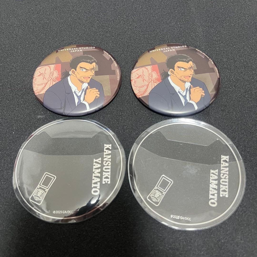 usj 大和敢助 缶バッジ 2点セット - メルカリ