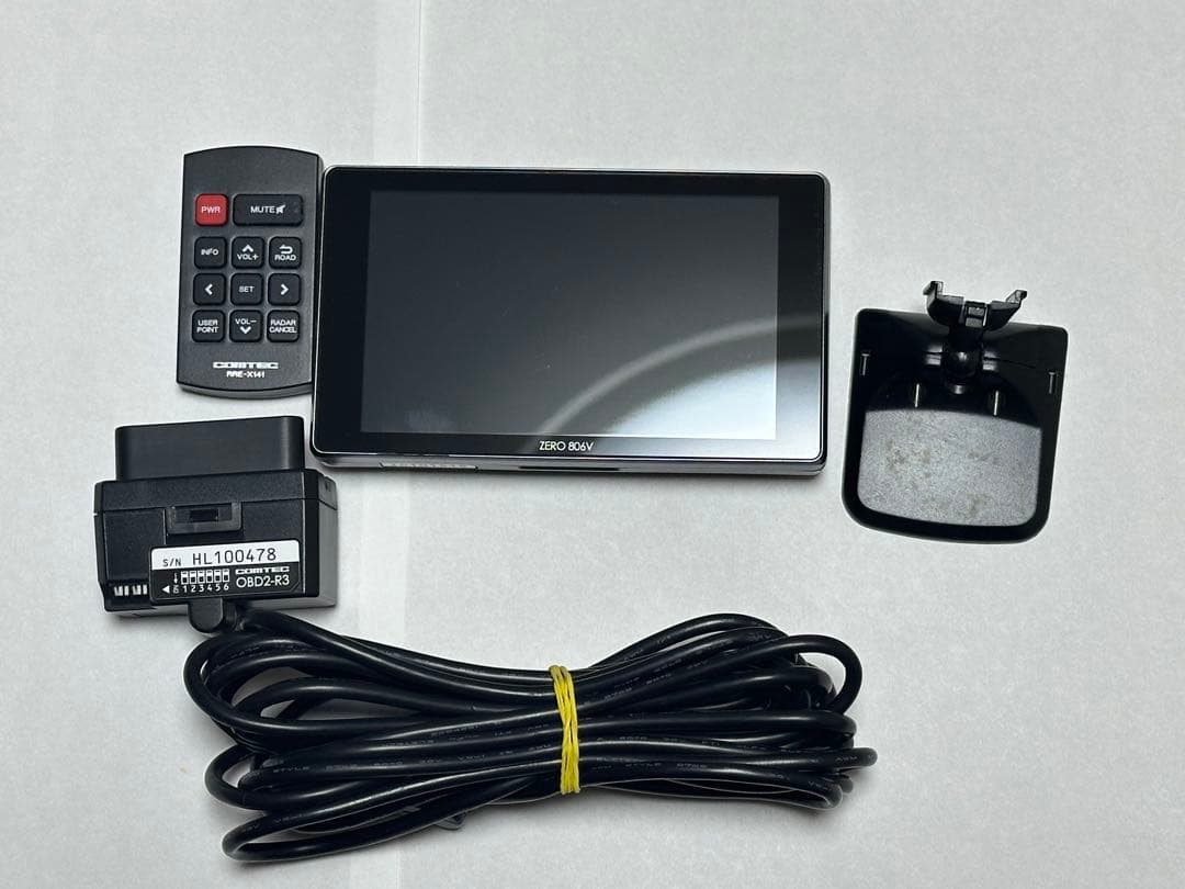 コムテックZERO 806V レーダー探知機 本体+OBD2-R3セット