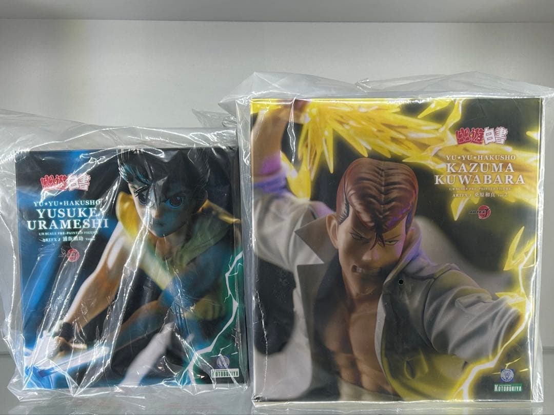 【美品】幽遊白書 フィギュア ARTFXJ 浦飯幽助 桑原和真 コトブキヤ