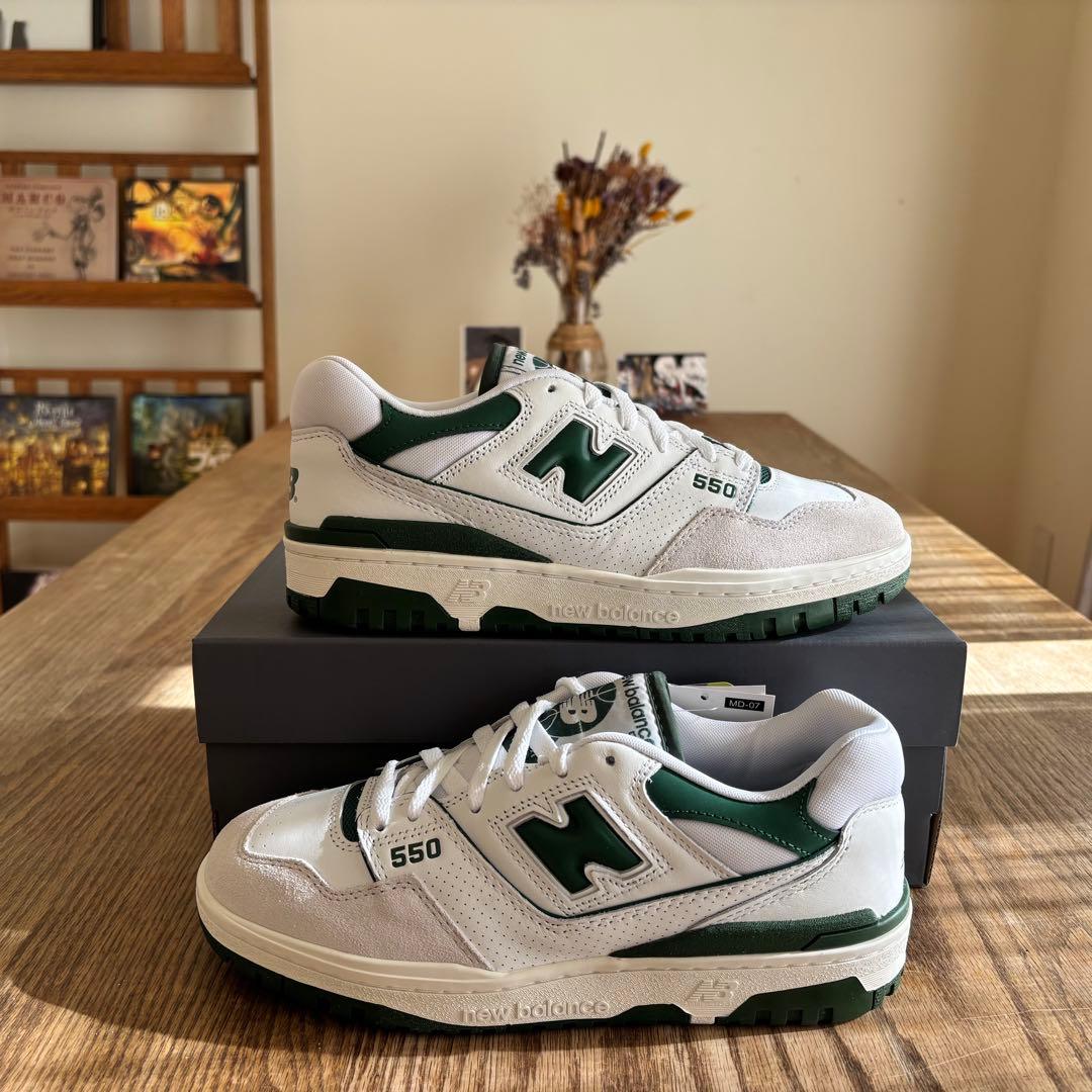 ☆*e様 New Balance BB550WT1 25.5cm WHITE/G