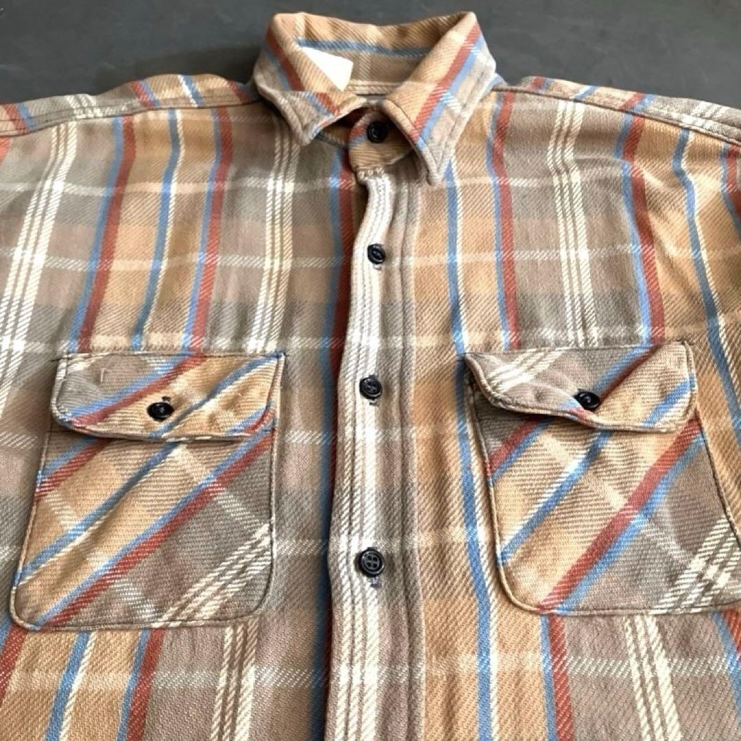 色味◎70s80s【USA製】FIVE BROTHER ネルシャツ - メルカリ