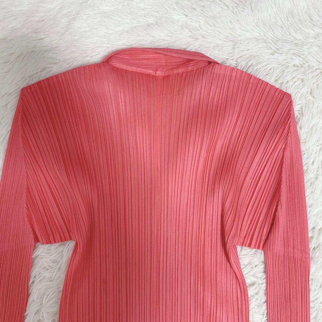 希少カラー 極美品 プリーツプリーズ イッセイミヤケ ブラウスシャツ