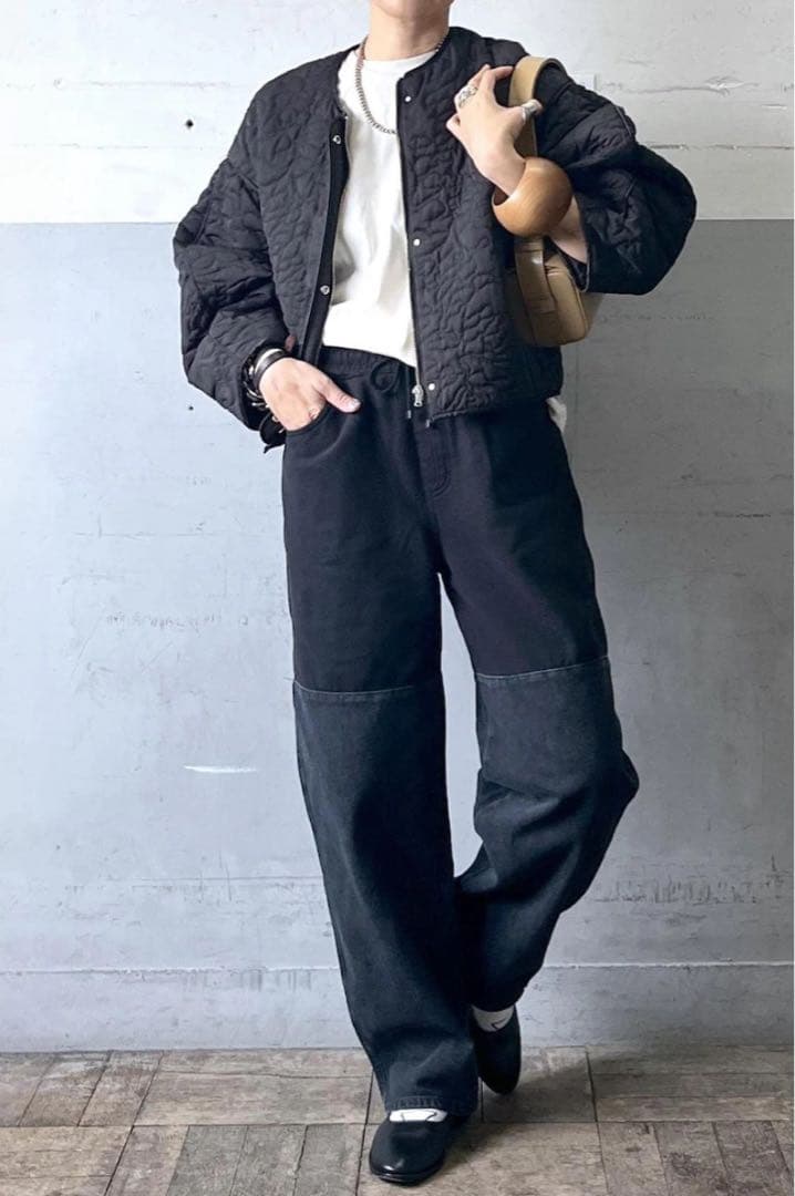 美品！定価3万 アダムエロペ別注 AMOMENTO アモーメント デニムパンツ