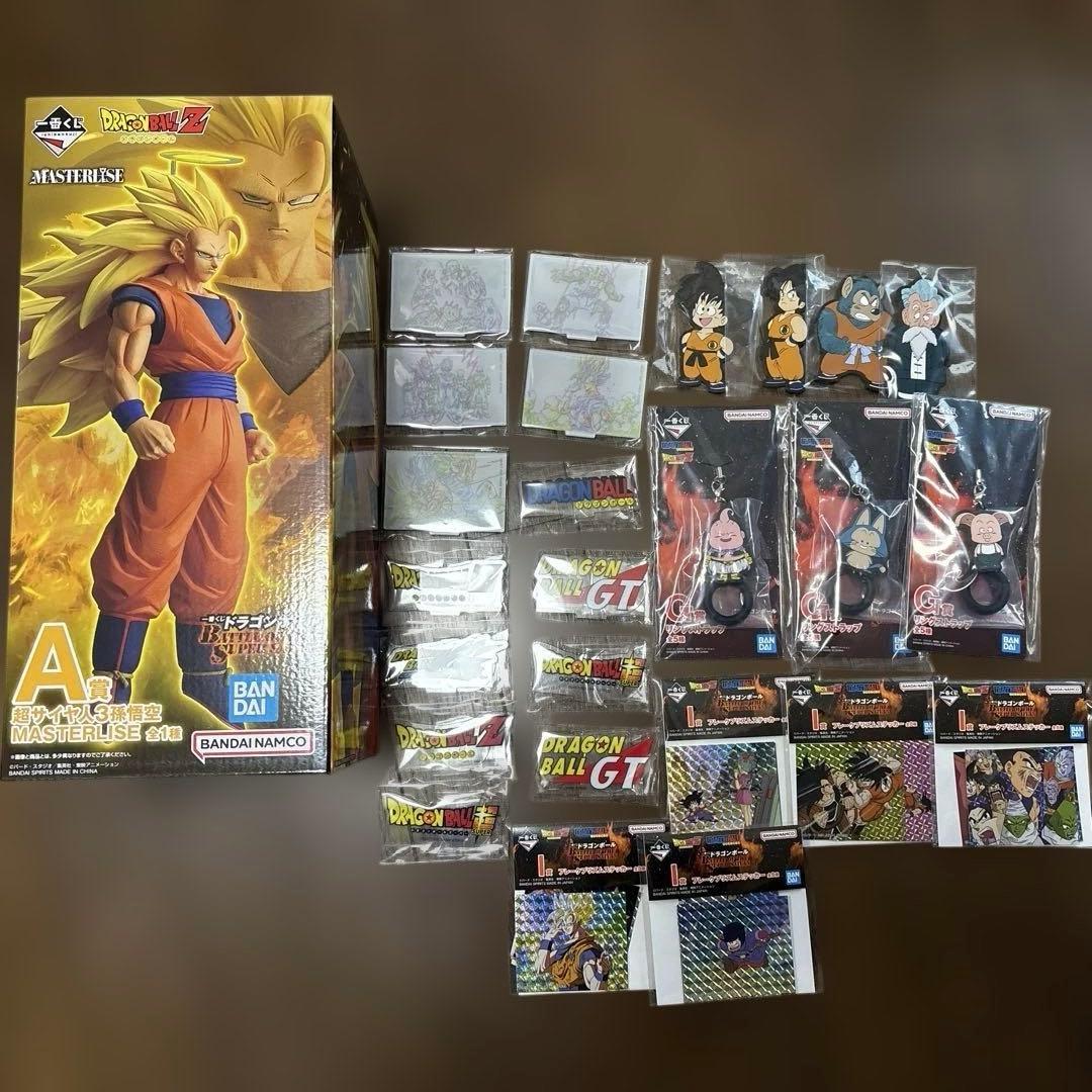 ドラゴンボール　一番くじ　超サイヤ人3孫悟空　　A賞　下位賞付き