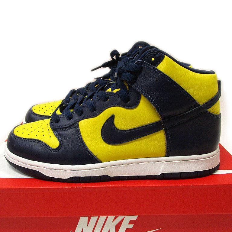 NIKE ナイキ DUNK HI SP ダンク ハイ ミシガン 28.5cm - メルカリ