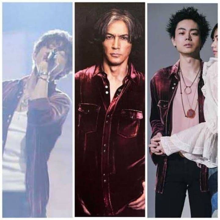 Saint laurent サンローラン ベルベットシャツ 著名人着 - メルカリ