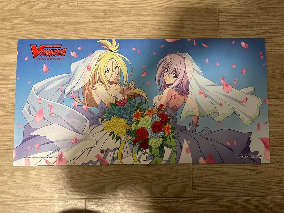 カードファイト ヴァンガード ウェディング ミサキ コーリン プレイマット VG】「ラボフェス」参加賞に「ミサキ＆コーリン」プレイマットが登場