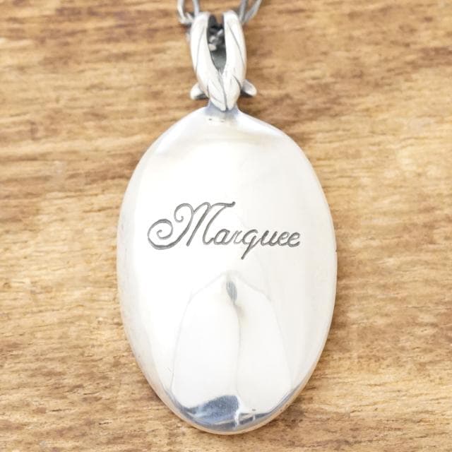 新品 チバユウスケ着用 MARQUEE スプーン マリア ネックレス シルバー