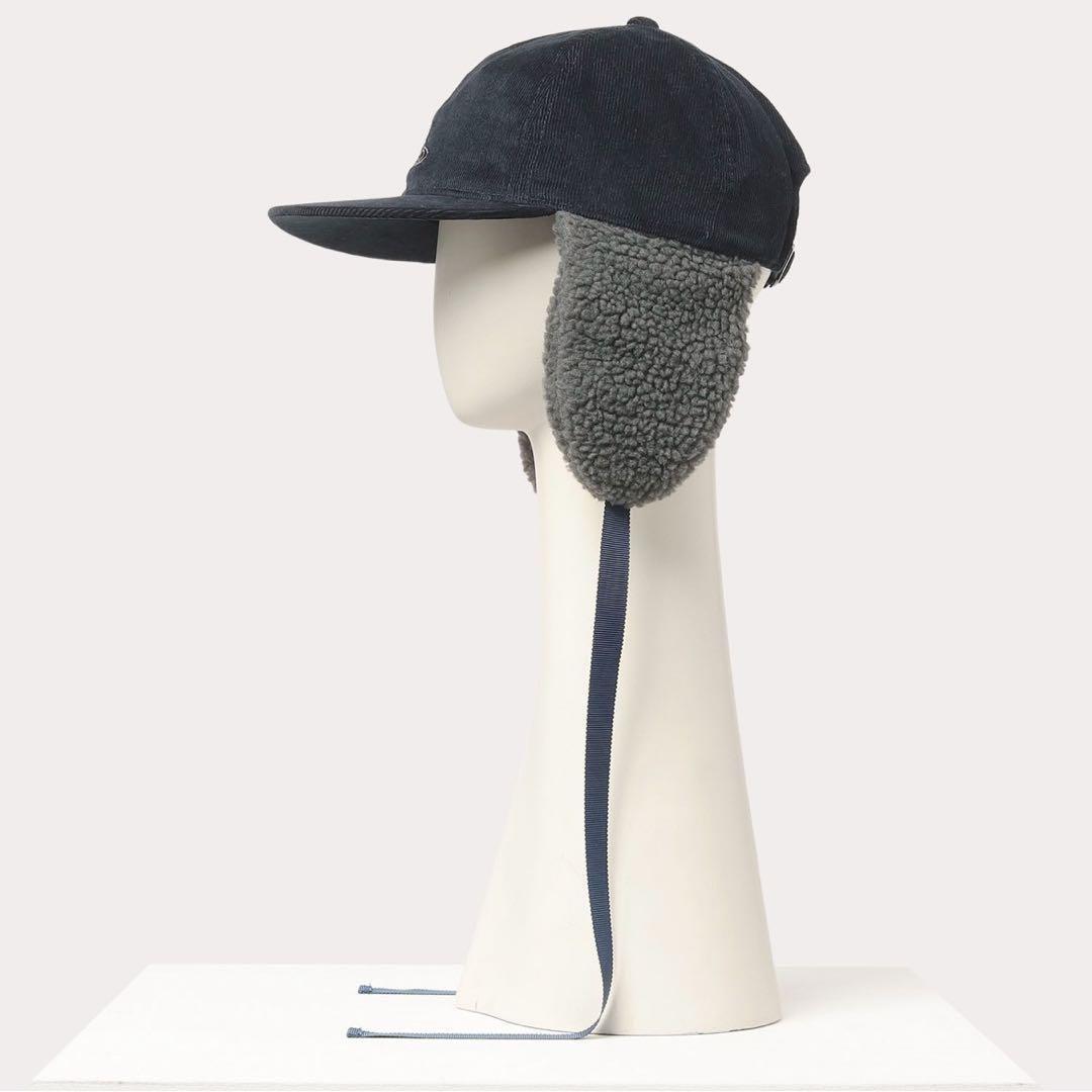 ヴィヴィアン・ウエストウッド コーデュロイ×ボア フラップキャップ