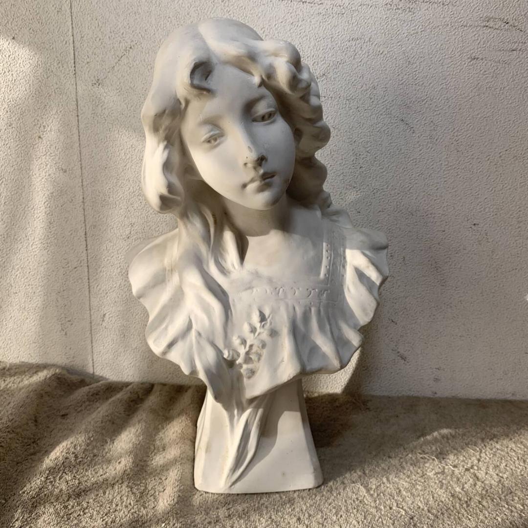 スズランの少女 石膏像 胸像 デッサン 美術 置物 XZ4262 - メルカリ