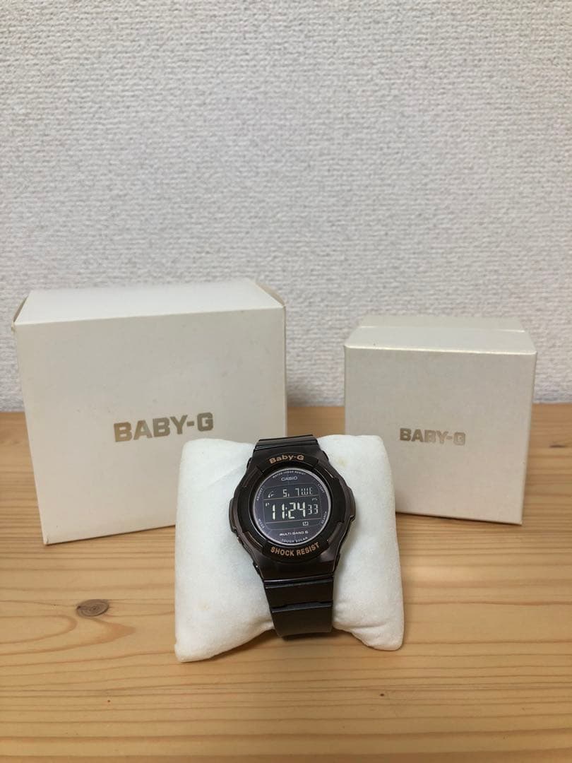 BABY-G デジタル腕時計 ブラウン BABY-G カシオ ベビーG レディース 電波 ソーラー 腕時計 タフソーラー