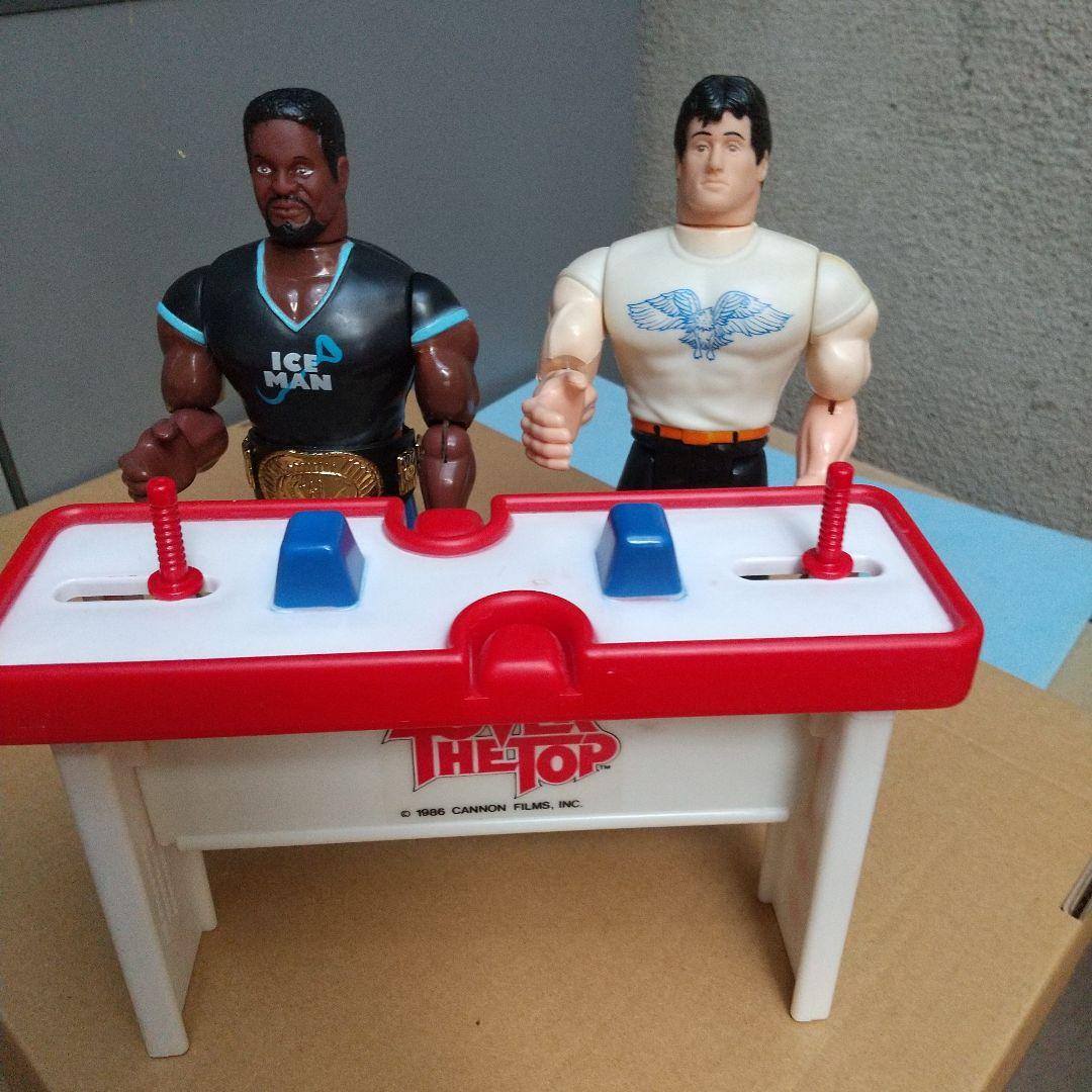 OVER THE TOP スタローンとアイスマンとベースセットレア品、ロッキー リ・アクション/ ロッキー: ミッキー・ゴールドミル【676748