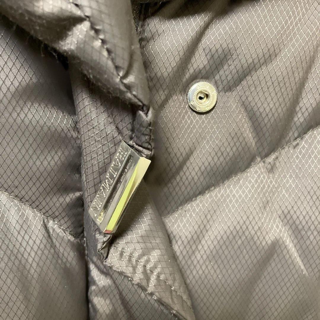 ✨美品✨バルマン ダウンコート ダウン95% フォックスファー ロゴ 軽量